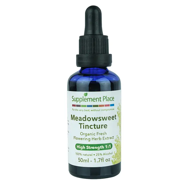 Meadowsweet Tincture high strength, 50ml bottle.
