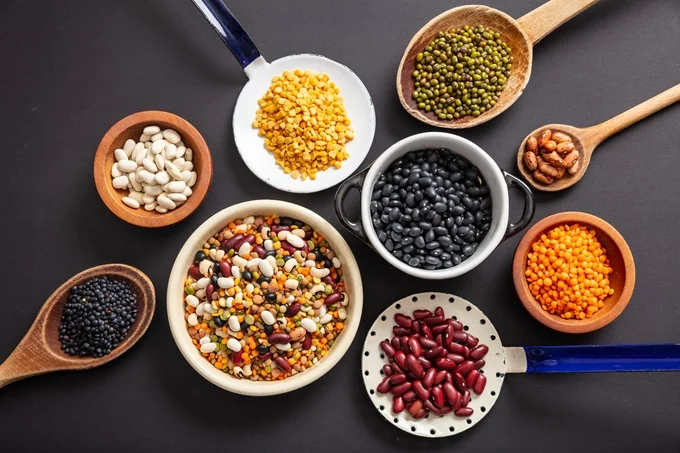 Beans, pulses and lentils are rich in magnesium which can relax aching muscles.