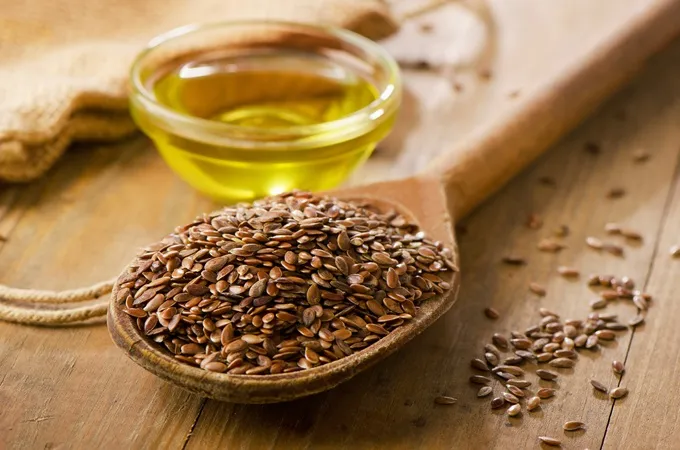 Flaxseed provides a vegan source of omega 3