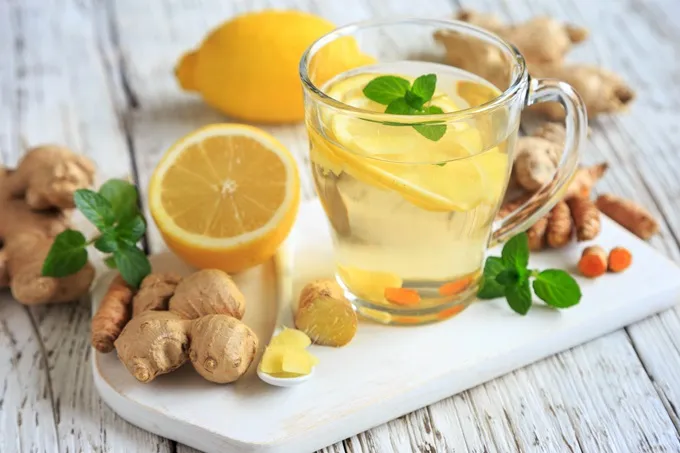 Ginger tea can help to ease nausea experienced during or just before a migraine attack.