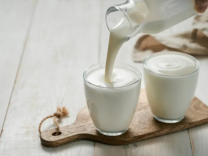 Kefir is a symbiotic food as it contains both pre and probiotics.