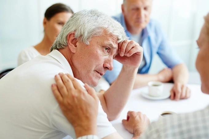 There is support available for anyone experiencing symptoms of the male menopause.
