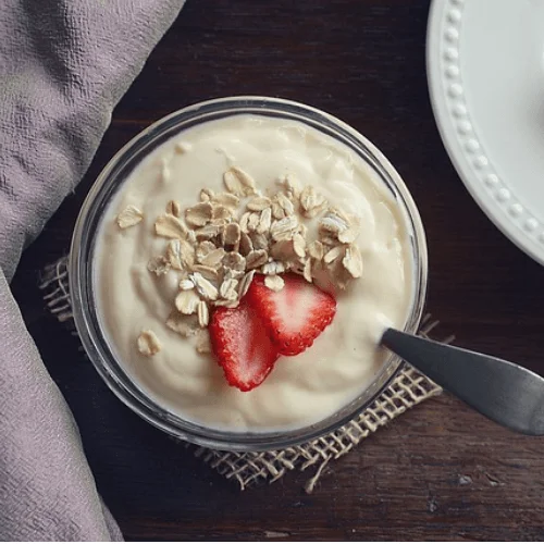 nutritious vanilla yoghurt