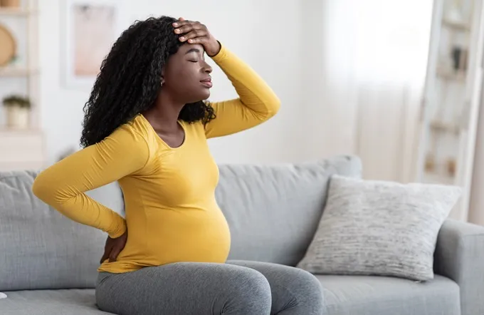 Increased oestrogen levels during pregnancy can often improve migraine symptoms.