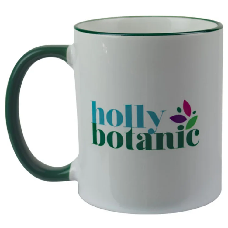 Holly Botanic logo mug front.