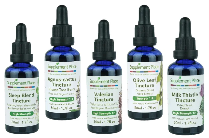 Supplement place range of tinctures.