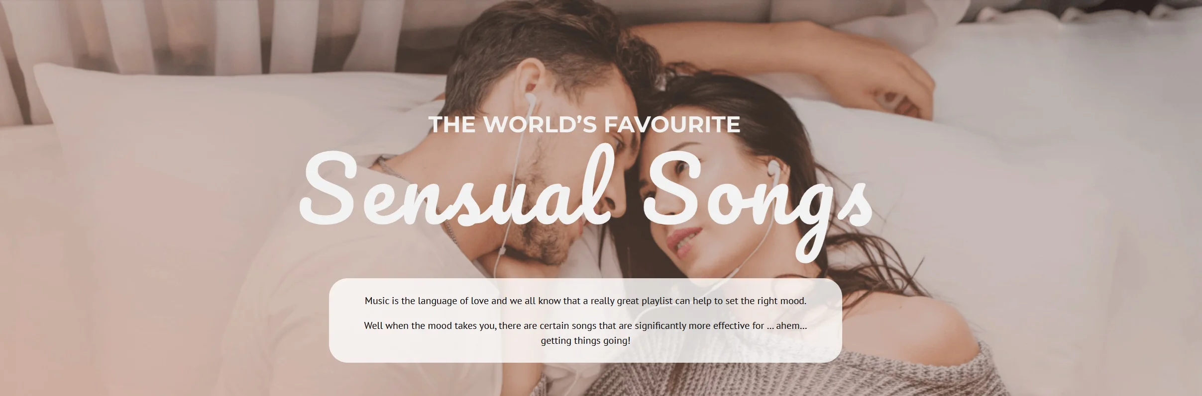 The World's Favourite Sensual Songs