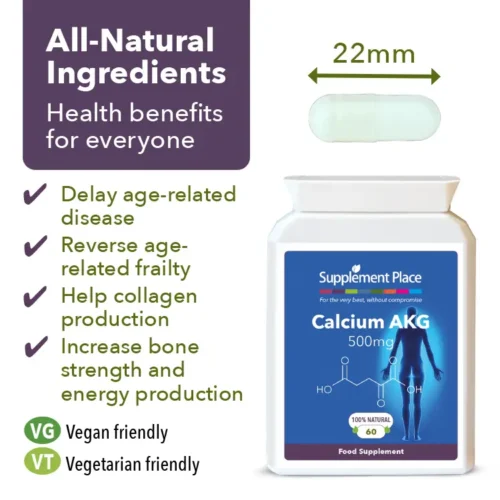 Calcium AKG Capsules Benefits Image.