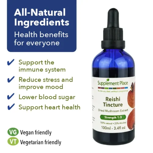 Reishi Tincture Benefits Image.