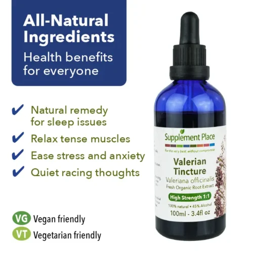 Valerian Tincture Benefits Image.